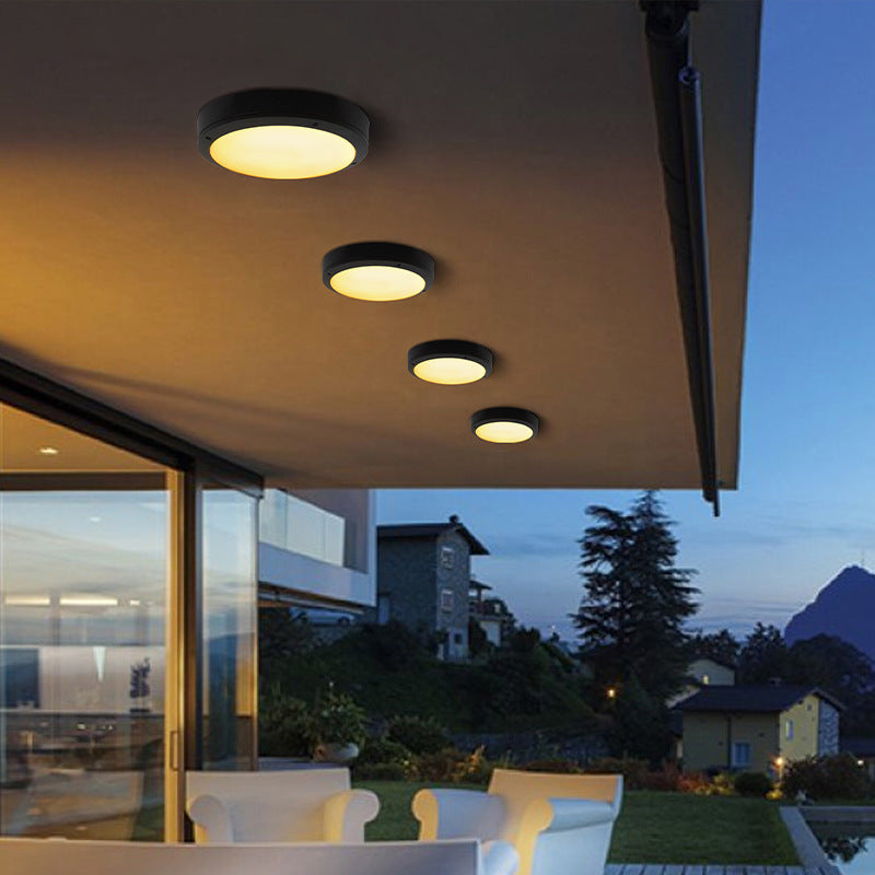 Rebolet| LunaShield LED-Deckenleuchte für den Außenbereich | Wetterfestes Design gemäß IP65