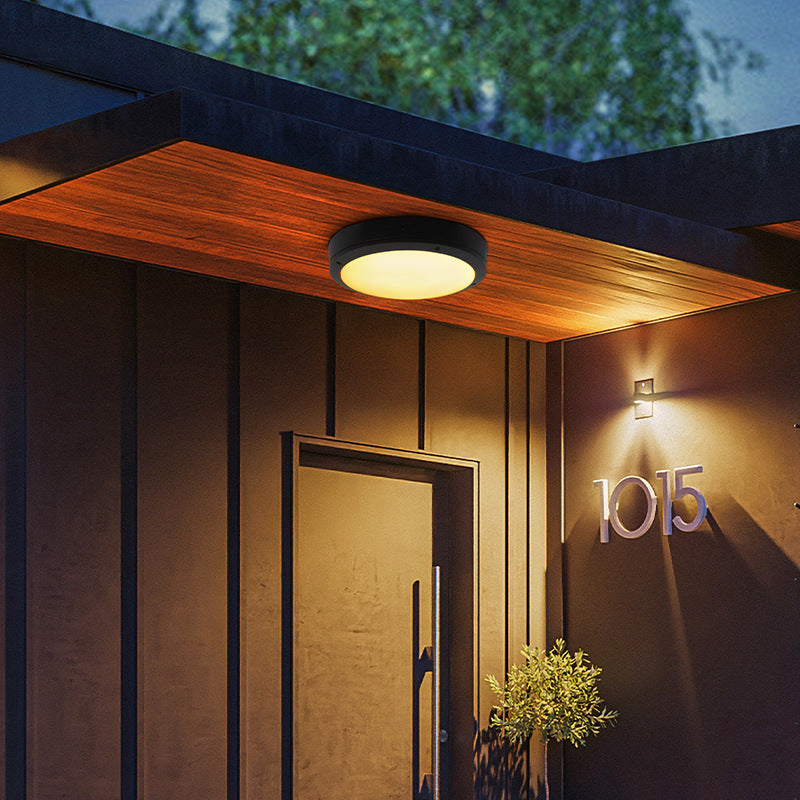 Rebolet| LunaShield LED-Deckenleuchte für den Außenbereich | Wetterfestes Design gemäß IP65