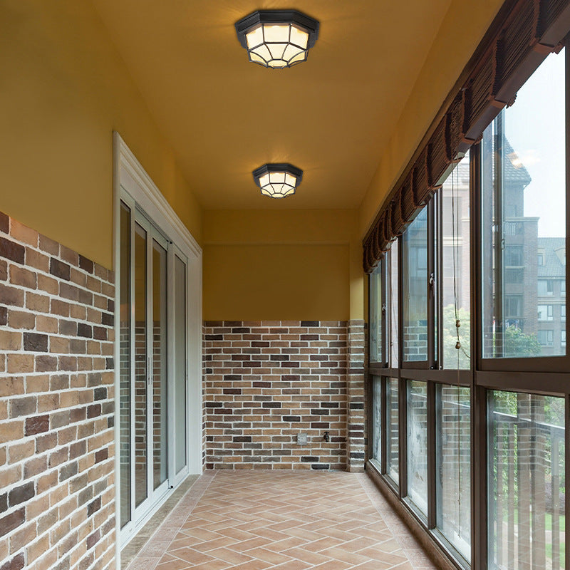 Rebolet| LunaShield LED-Deckenleuchte für den Außenbereich | Wetterfestes Design gemäß IP65
