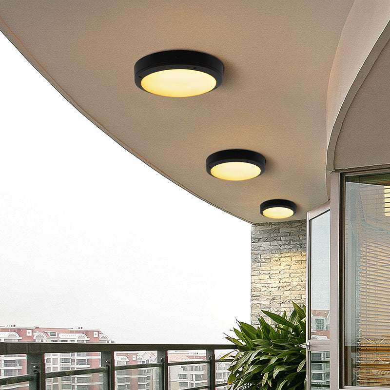 Rebolet| LunaShield LED-Deckenleuchte für den Außenbereich | Wetterfestes Design gemäß IP65