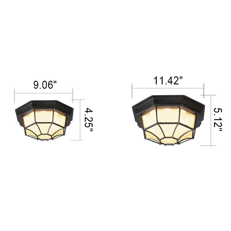 Rebolet| LunaShield LED-Deckenleuchte für den Außenbereich | Wetterfestes Design gemäß IP65