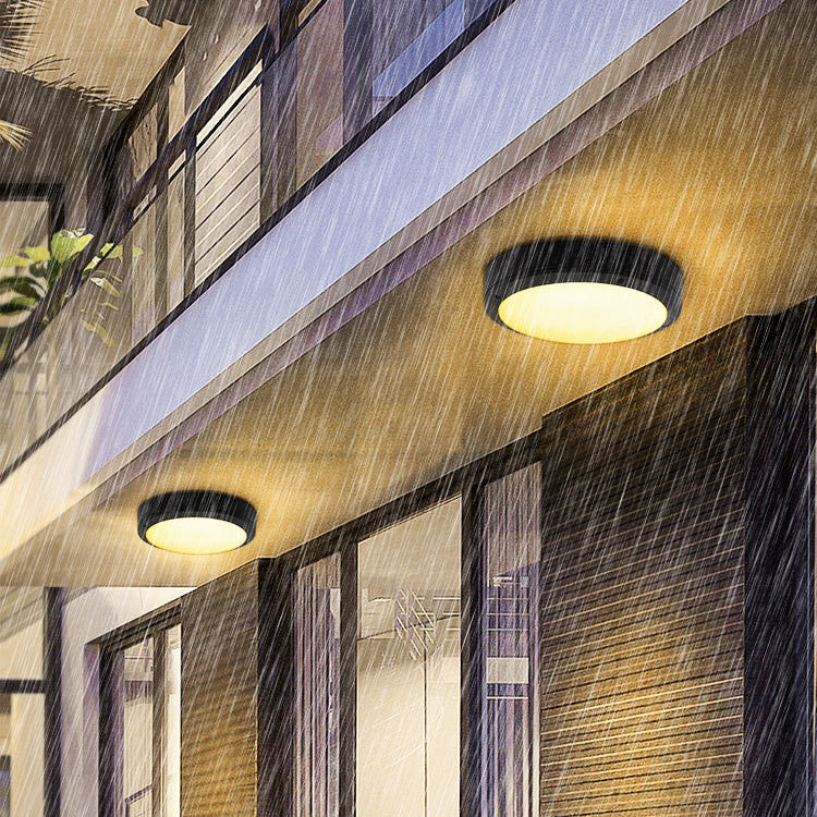 Rebolet| LunaShield LED-Deckenleuchte für den Außenbereich | Wetterfestes Design gemäß IP65