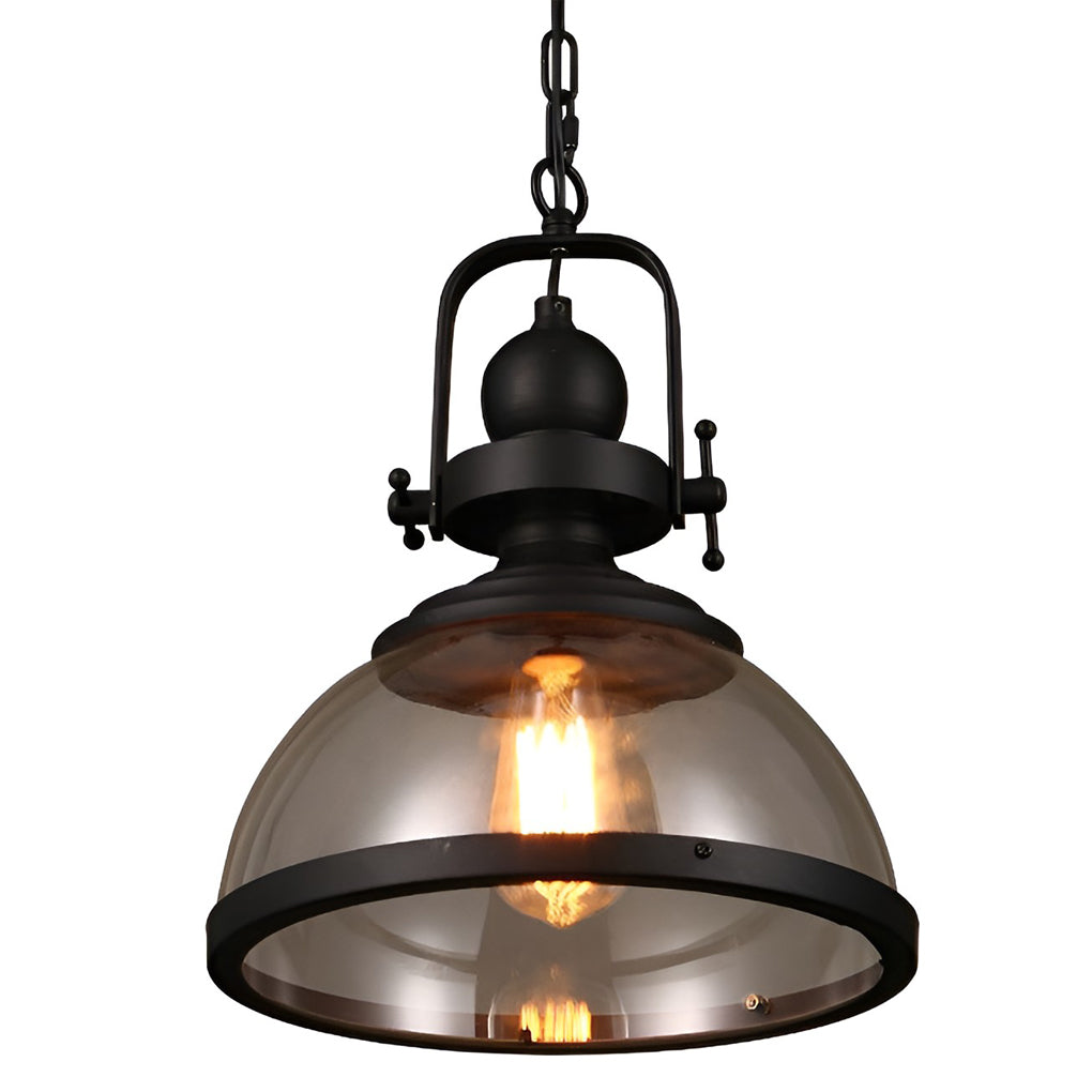 Rebolet| Schüsselförmige Glas Pendelleuchte | Industrielles Retro Design