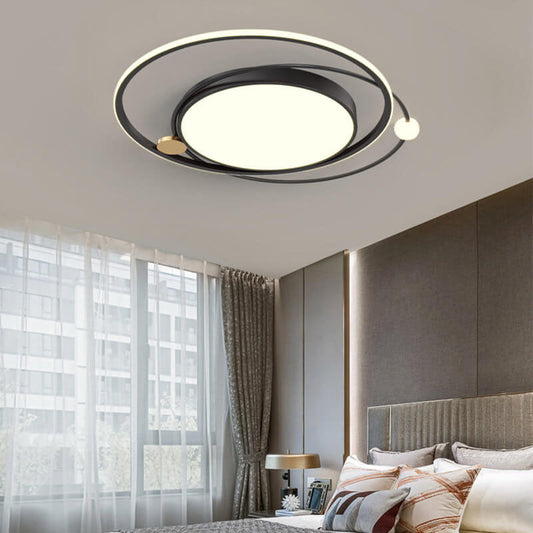 Rebolet| Runde LED Deckenleuchte | Nordisches Minimal Design