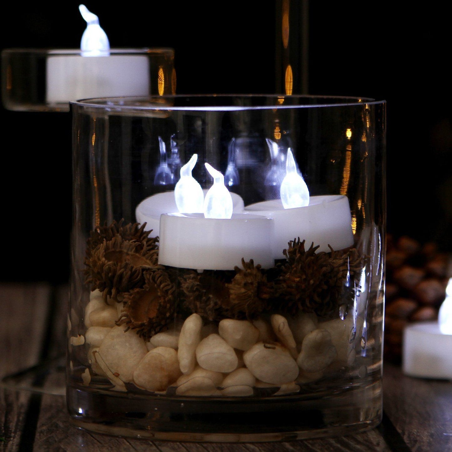 Rebolet | LED Teelichter | Flammenlose Beleuchtung mit Timer