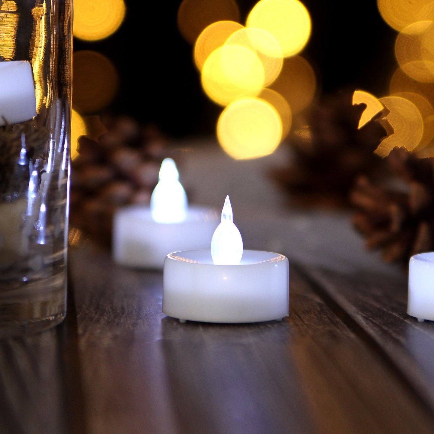 Rebolet | LED Teelichter | Flammenlose Beleuchtung mit Timer