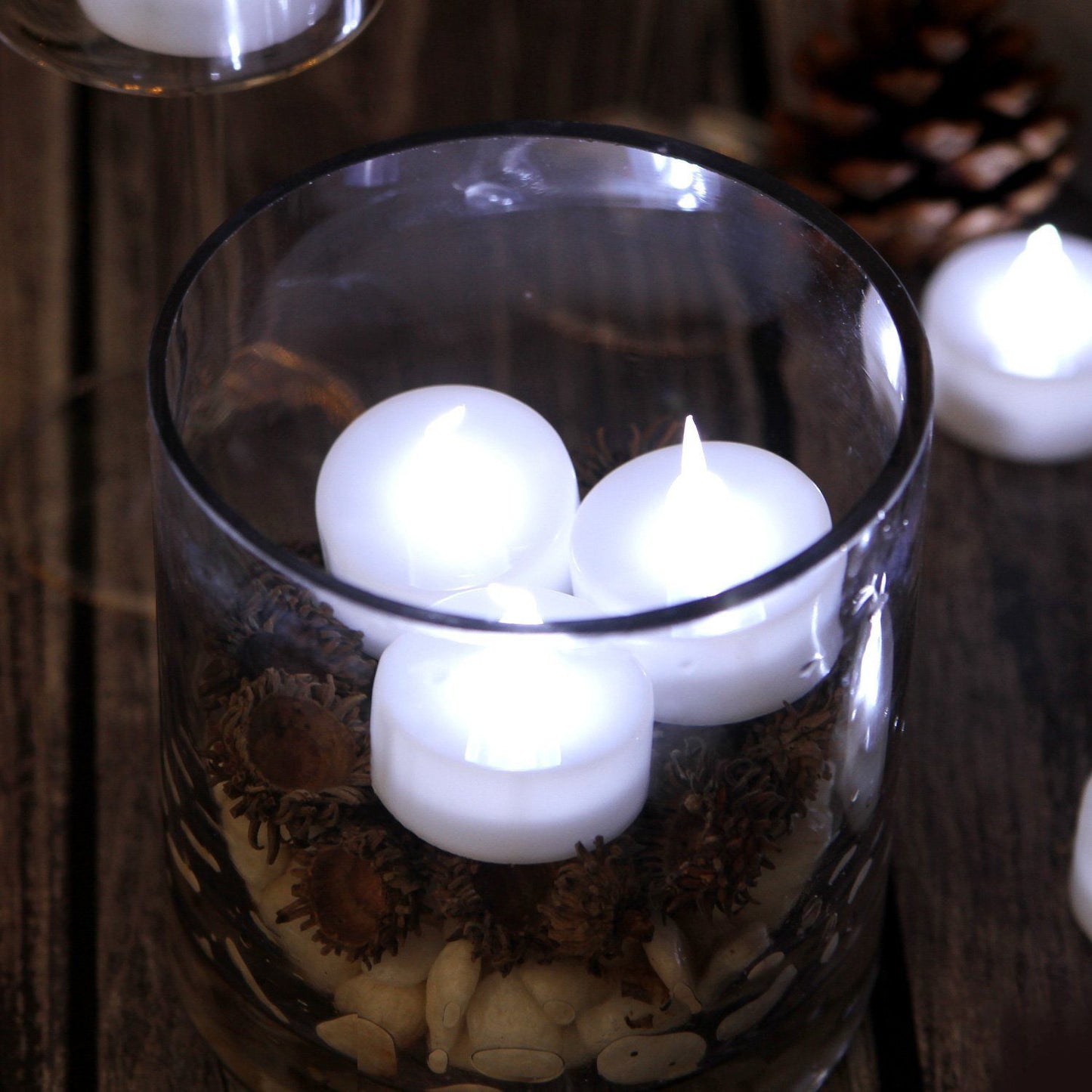 Rebolet | LED Teelichter | Flammenlose Beleuchtung mit Timer