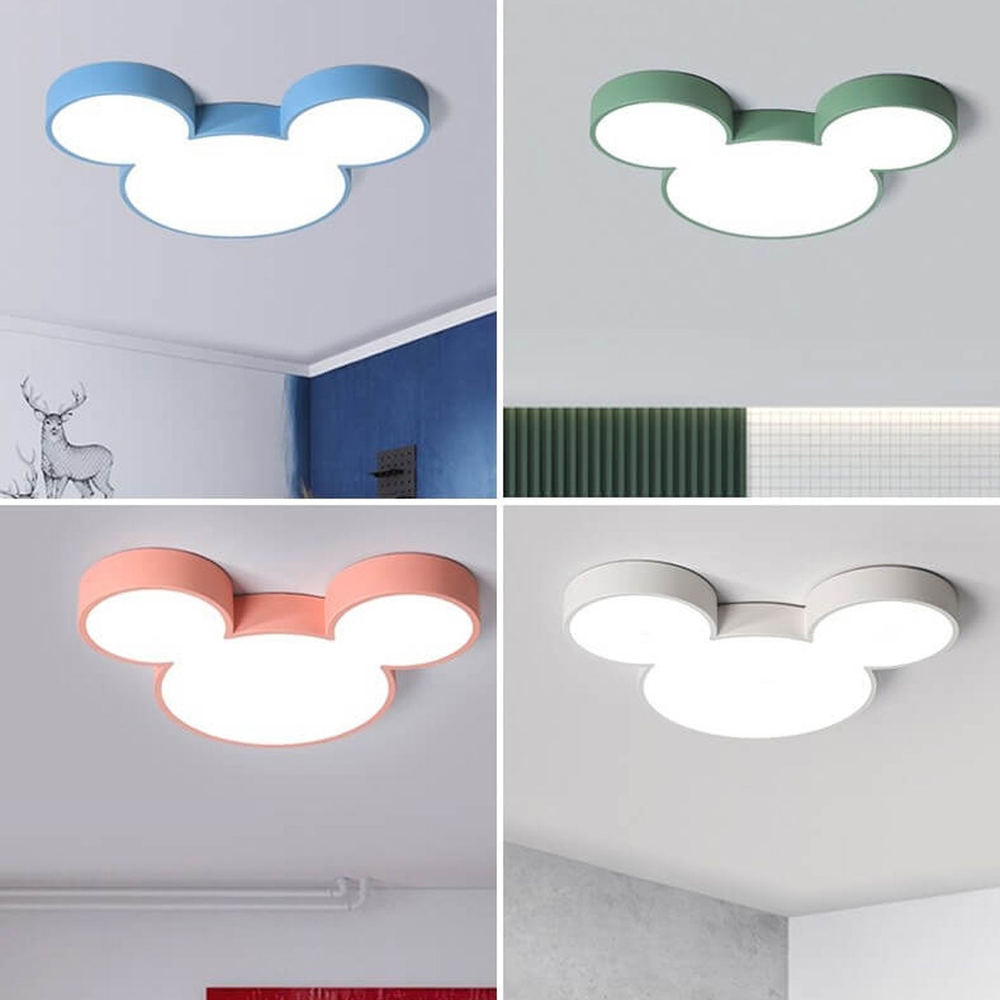 Rebolet| Cartoon LED Deckenleuchte | Schlankes Kinder Design