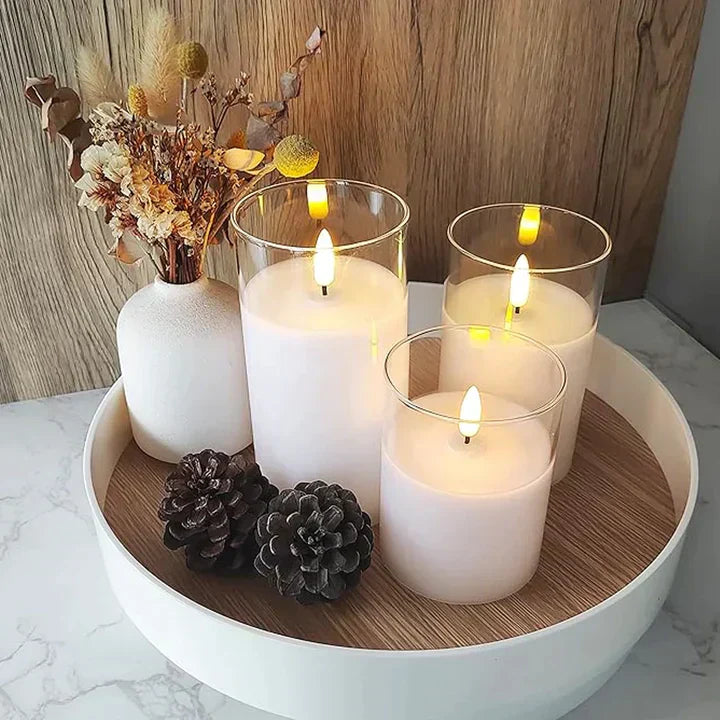 Rebolet| LED-Kerzenset ohne Flamme