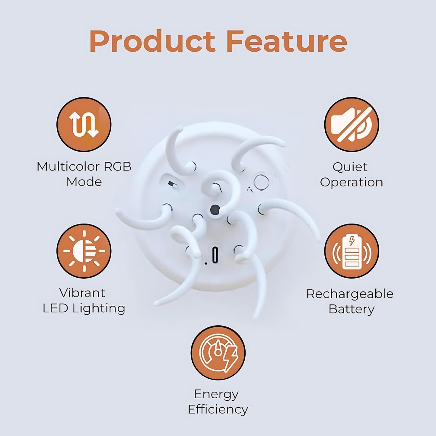 Rebolet| Quallen LED-Lampe für Ambientebeleuchtung