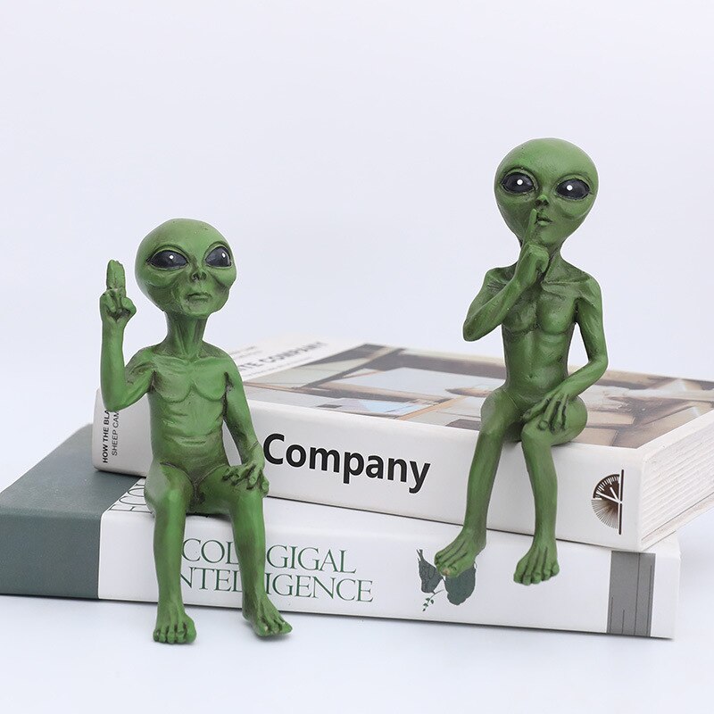 Rebolet| Alien Statue aus Harz für Garten & Außenbereich
