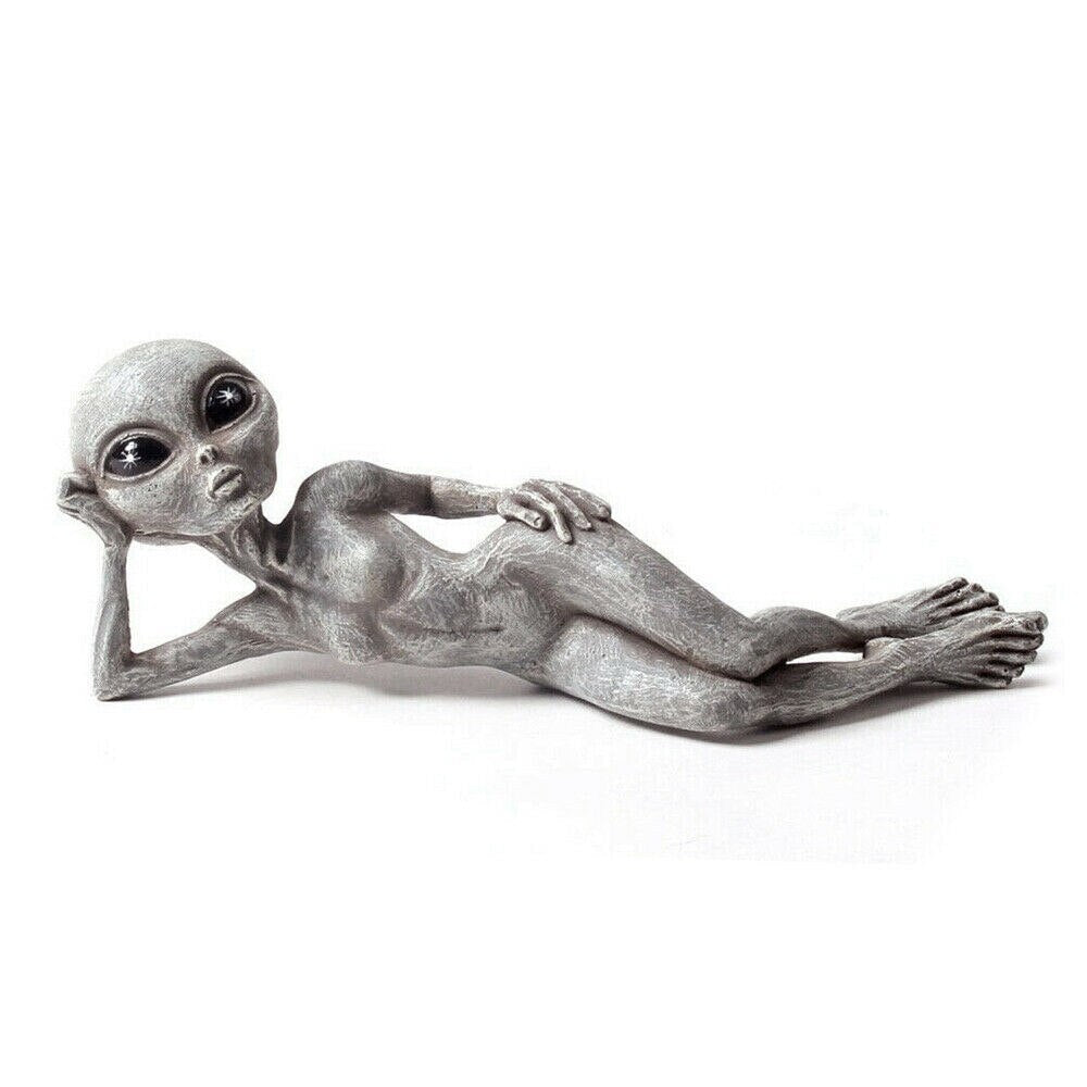 Rebolet| Alien Statue aus Harz für Garten & Außenbereich