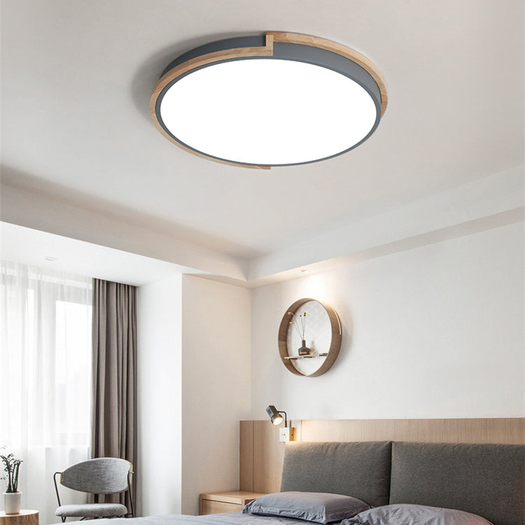 Rebolet| Nordic LED-Deckenleuchte mit Holzrahmen