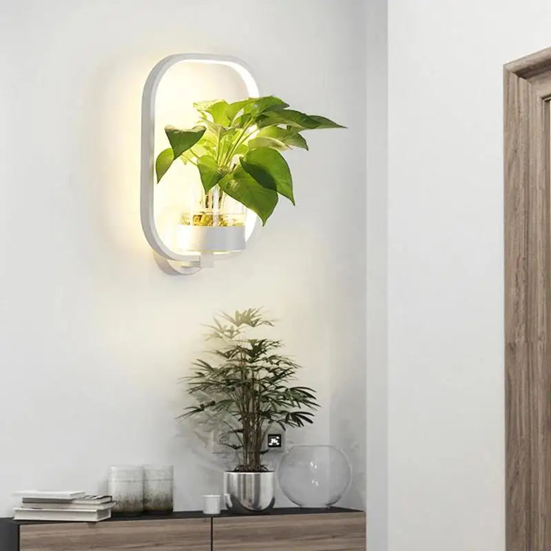 Rebolet| Botanische Wandleuchte mit Pflanze | Stilvolle Wandbeleuchtung
