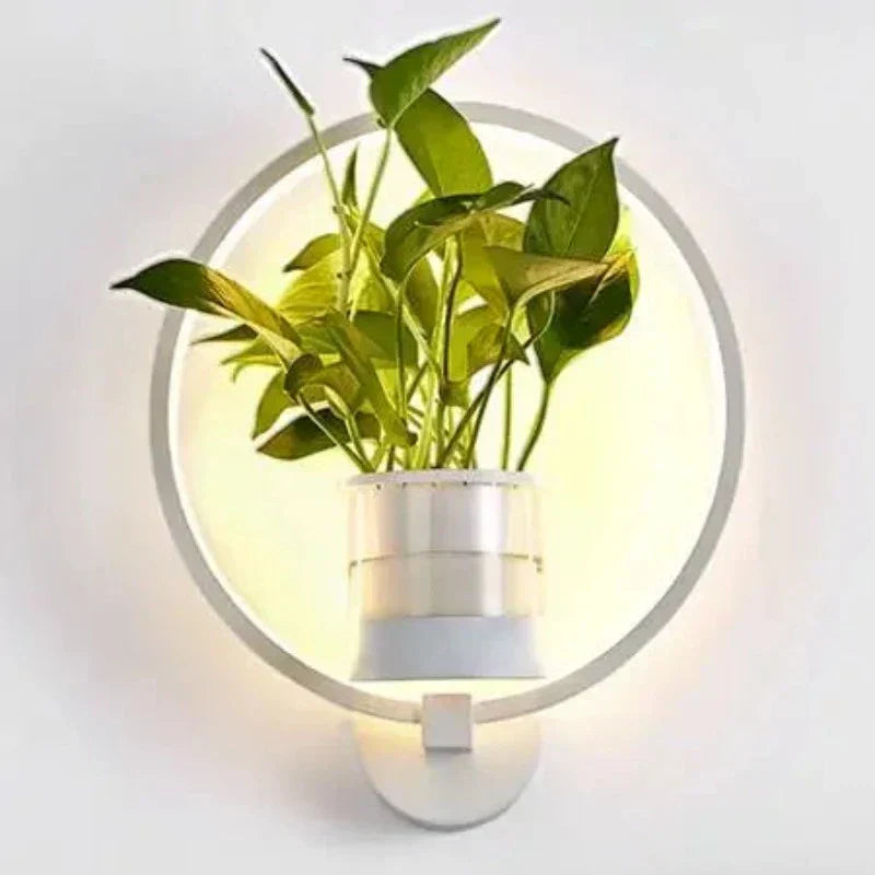 Rebolet| Botanische Wandleuchte mit Pflanze | Stilvolle Wandbeleuchtung