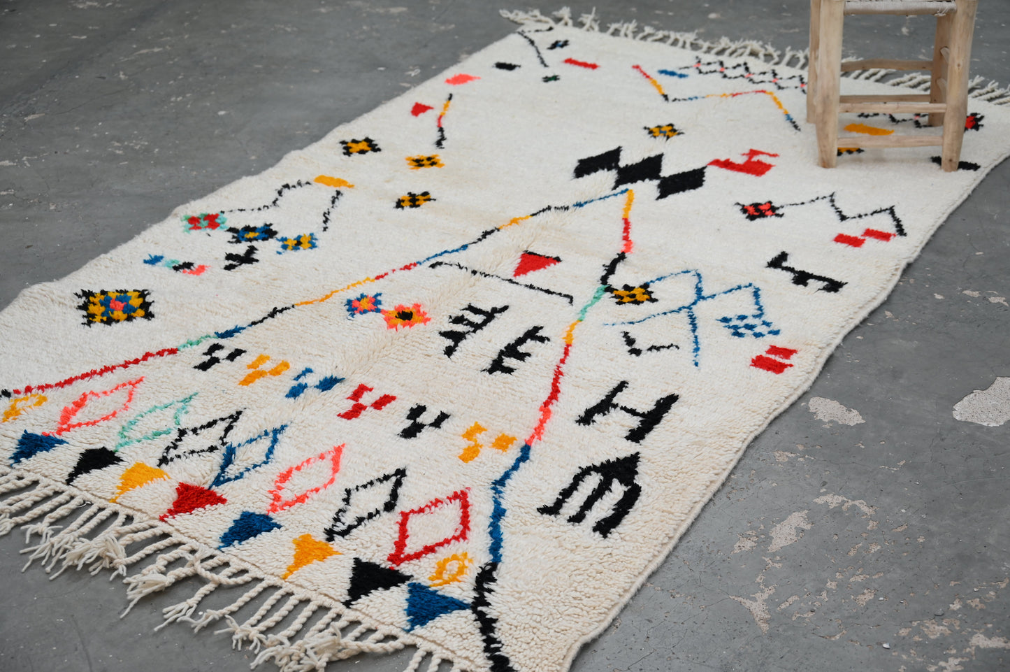 Rebolet| Tapis traditionnel Azilal 255 X 150 Cm