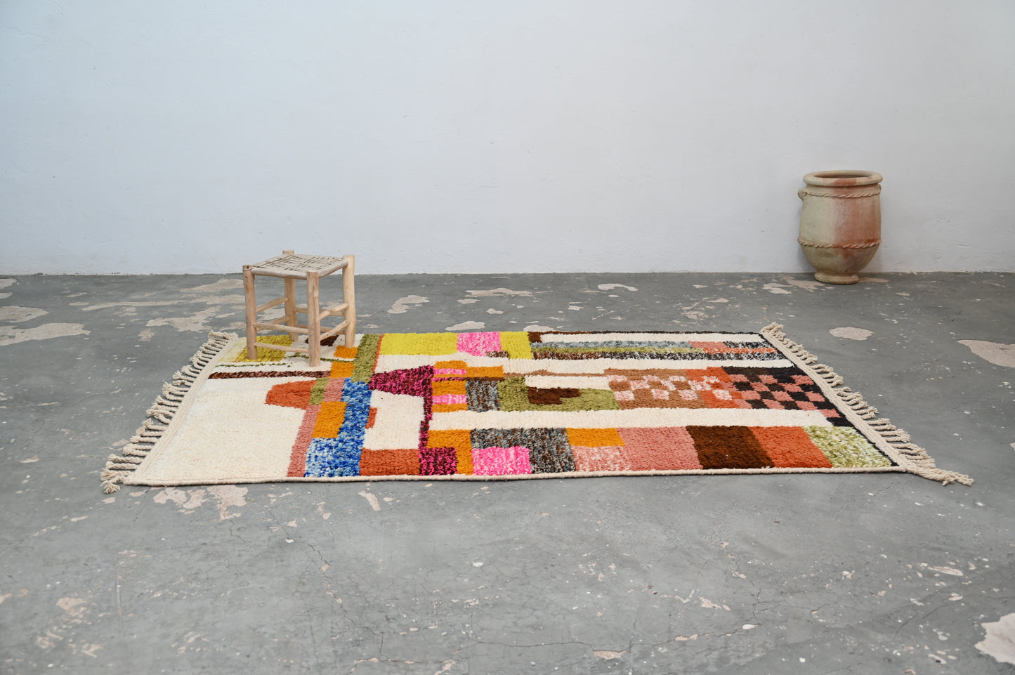 Rebolet| Tapis traditionnel Azilal 250 X 160 Cm