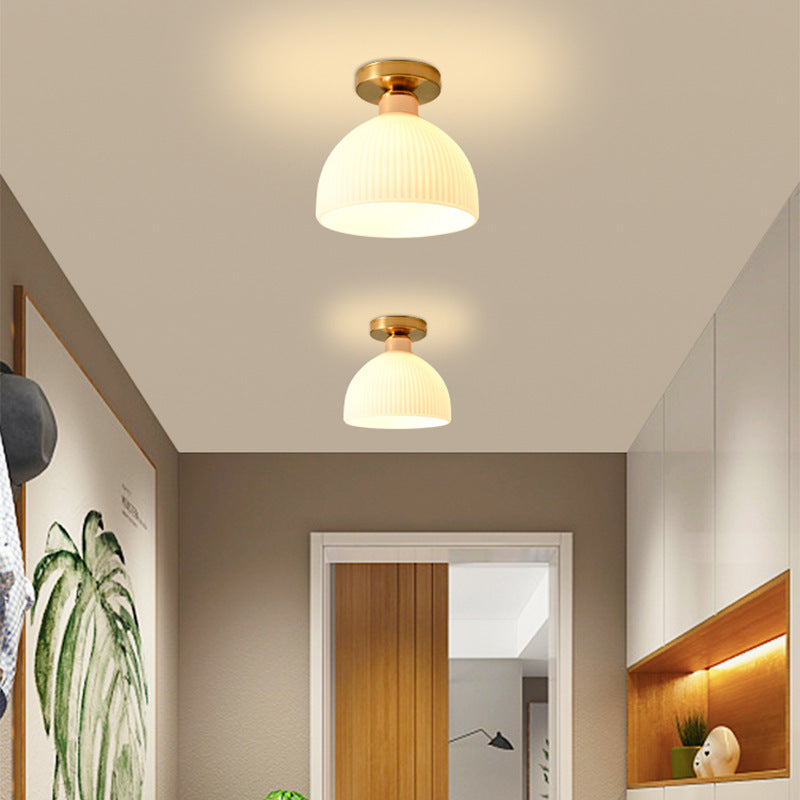 Rebolet| LumaDome Moderne Deckenleuchte aus Milchglas | Elegantes Design | Perfekt für Wohnräume