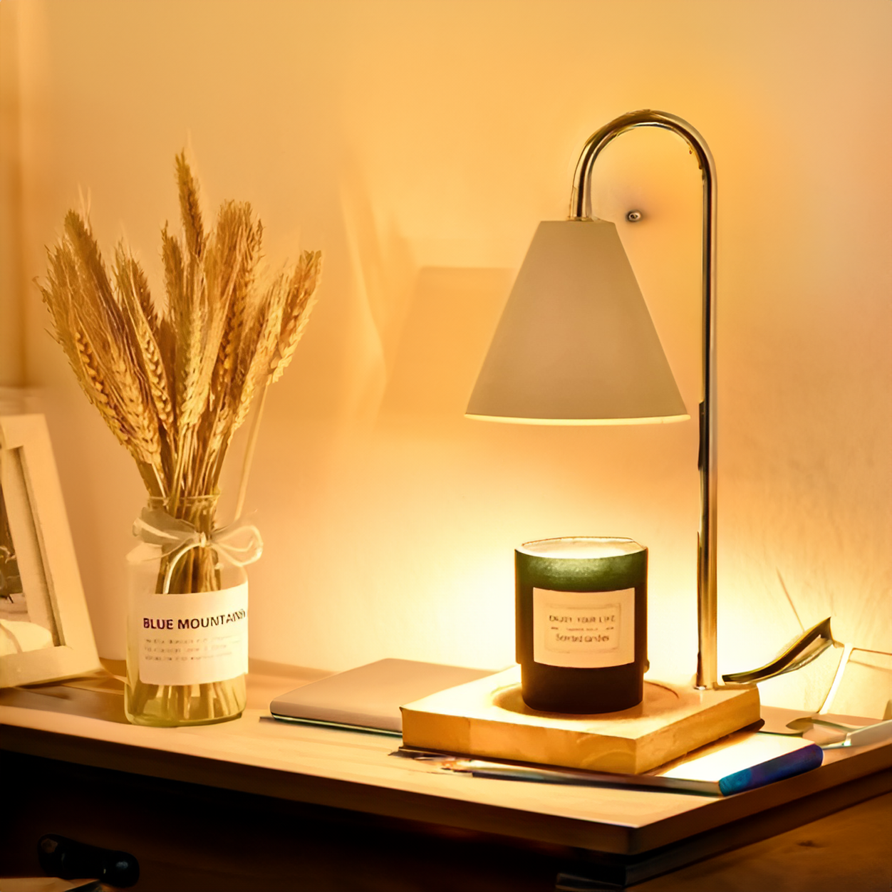 Rebolet| LuminaFlame - Gemütliche flammenlose Kerzenwärmer Lampe
