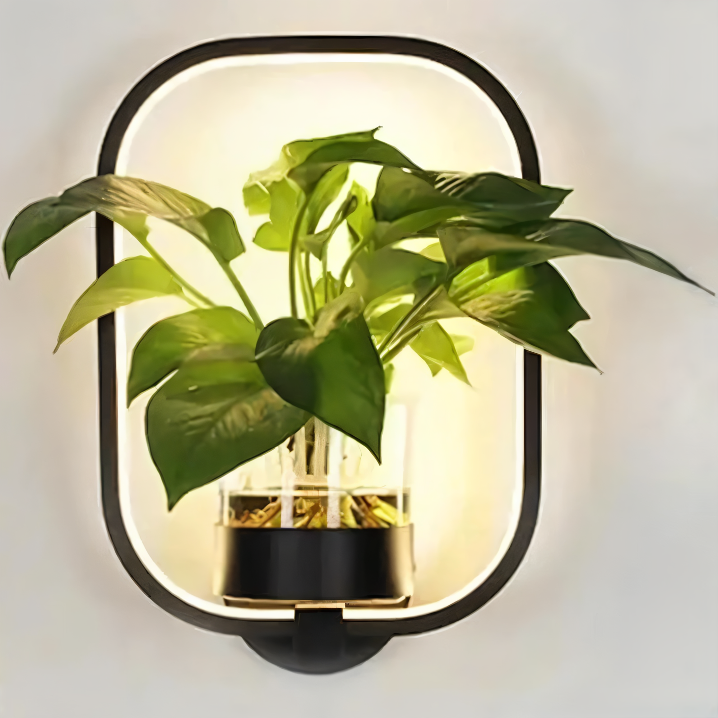 Rebolet| VerdantLume LED-Wandleuchte mit Pflanzenhalter