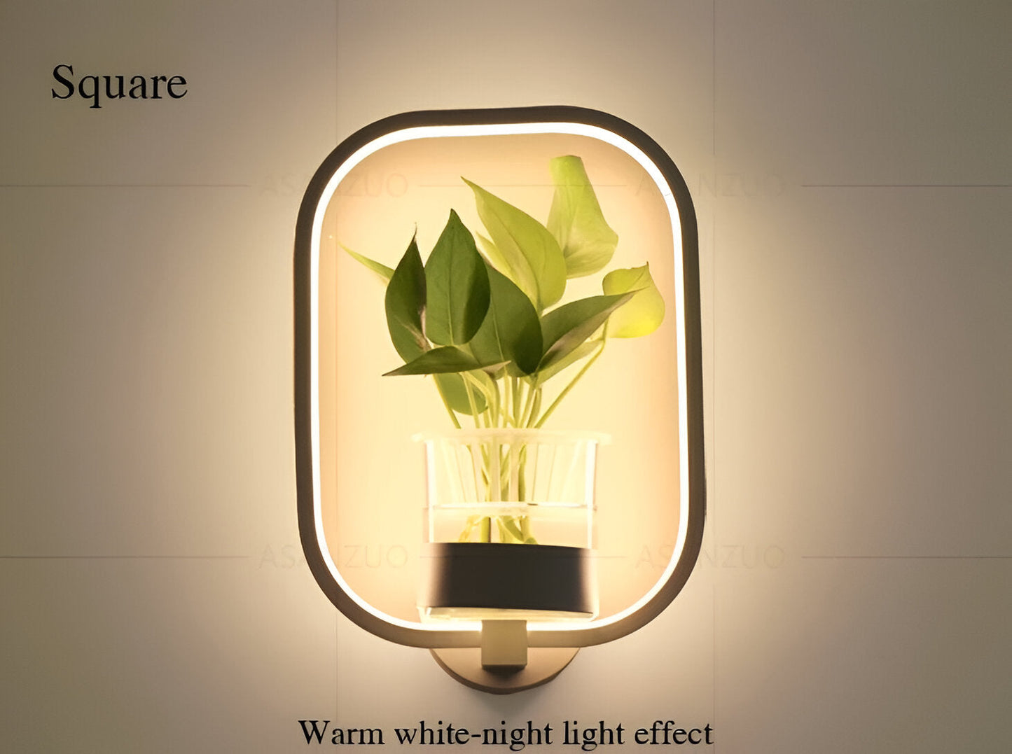 Rebolet| VerdantLume LED-Wandleuchte mit Pflanzenhalter