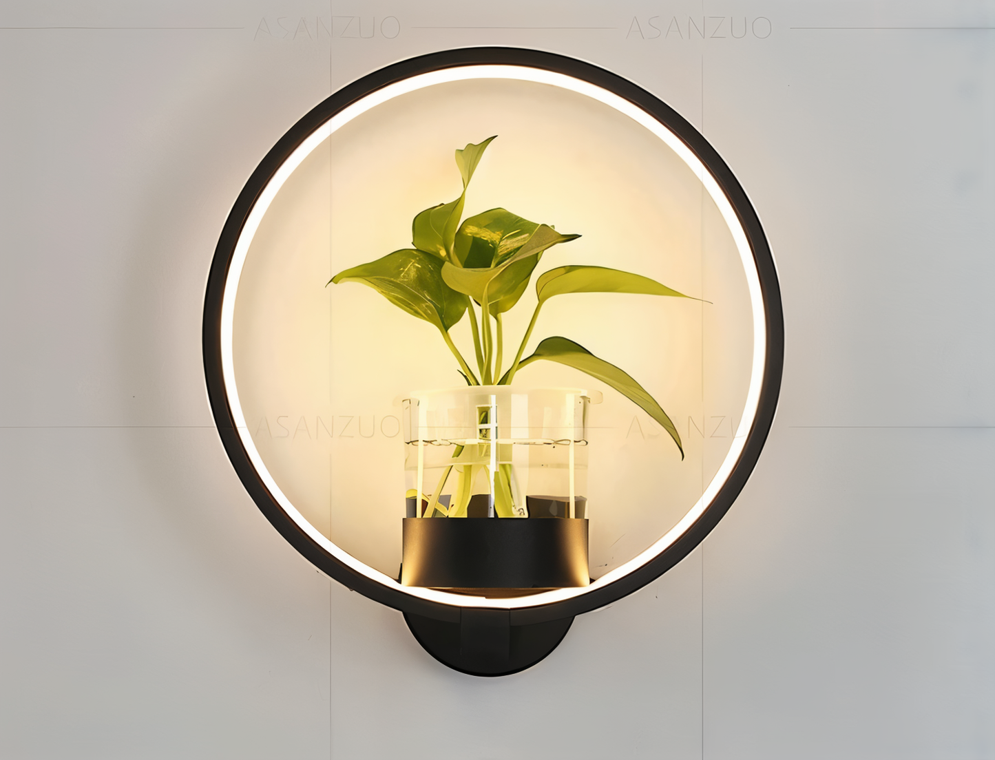 Rebolet| VerdantLume LED-Wandleuchte mit Pflanzenhalter
