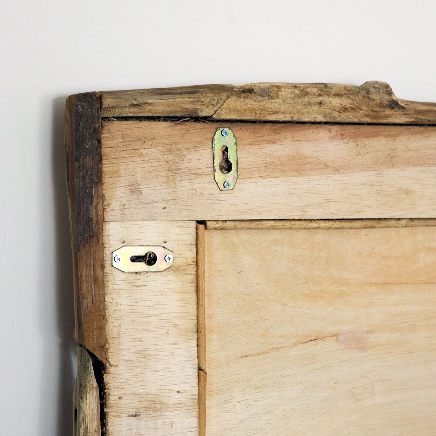 Rebolet| Rechteckiger Wandspiegel aus recyceltem Teakholz