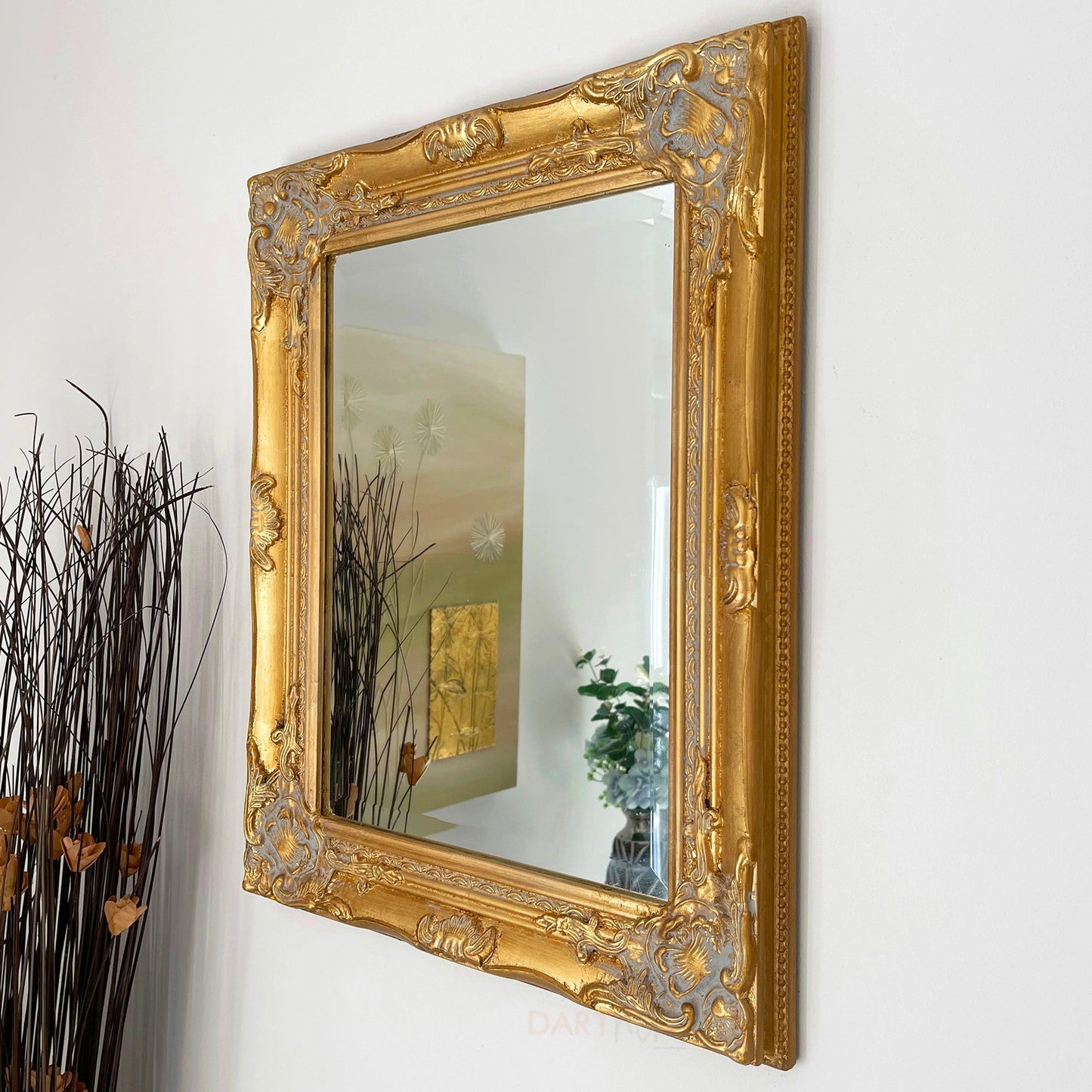 Rebolet| Large Gold Baroque Rococo Wall Mirror