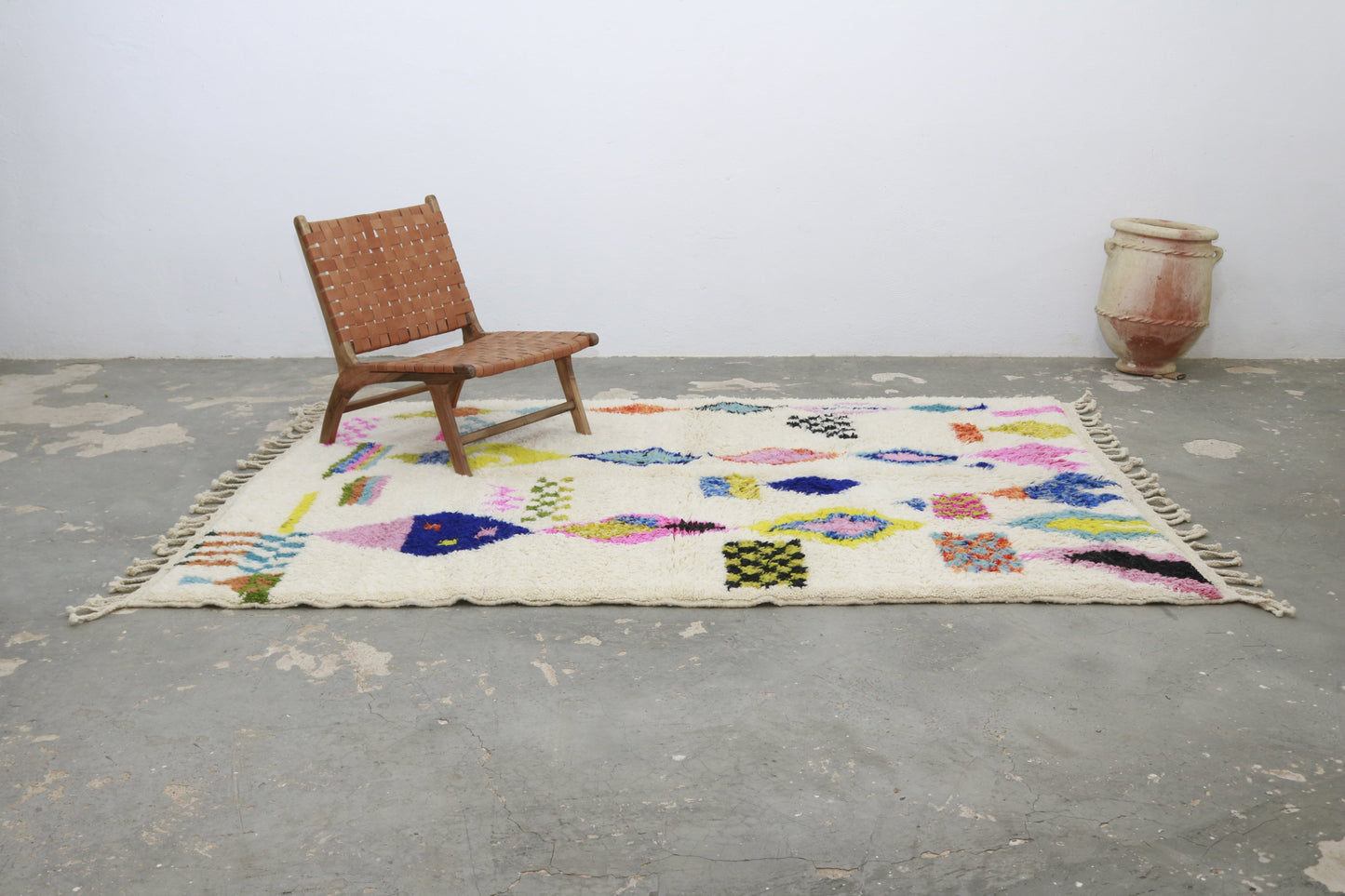 Rebolet| Tapis traditionnel Azilal 280 X 200 Cm