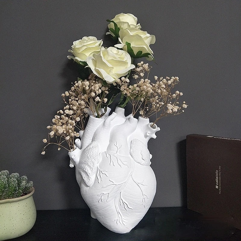 Rebolet| Herz Trocken Pflanzen Kunst Vase