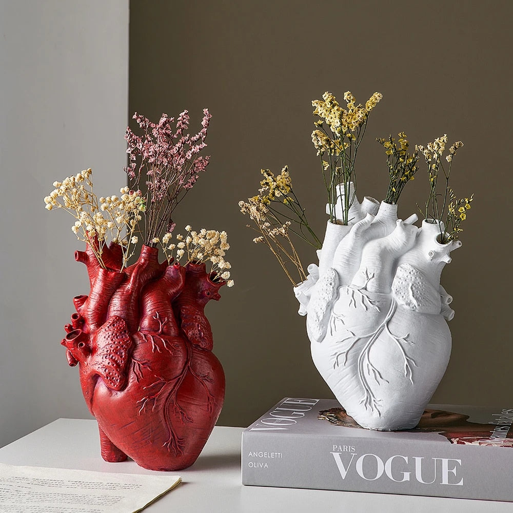 Rebolet| Herz Trocken Pflanzen Kunst Vase