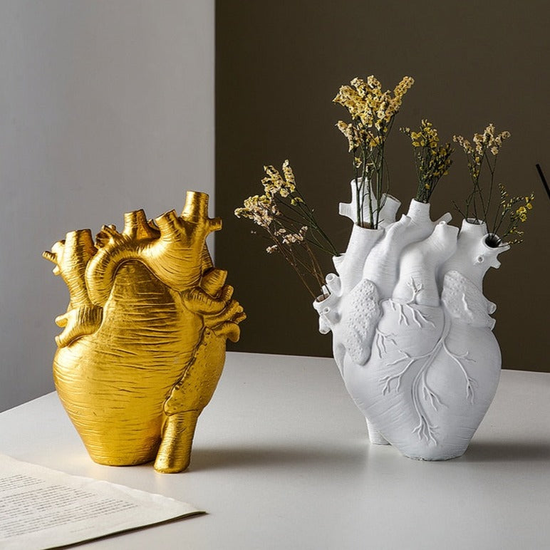 Rebolet| Herz Trocken Pflanzen Kunst Vase