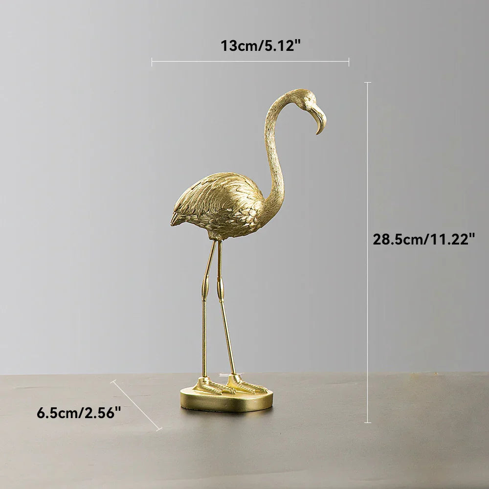 Rebolet| Flamingo-Figur aus Harz moderne Dekoration