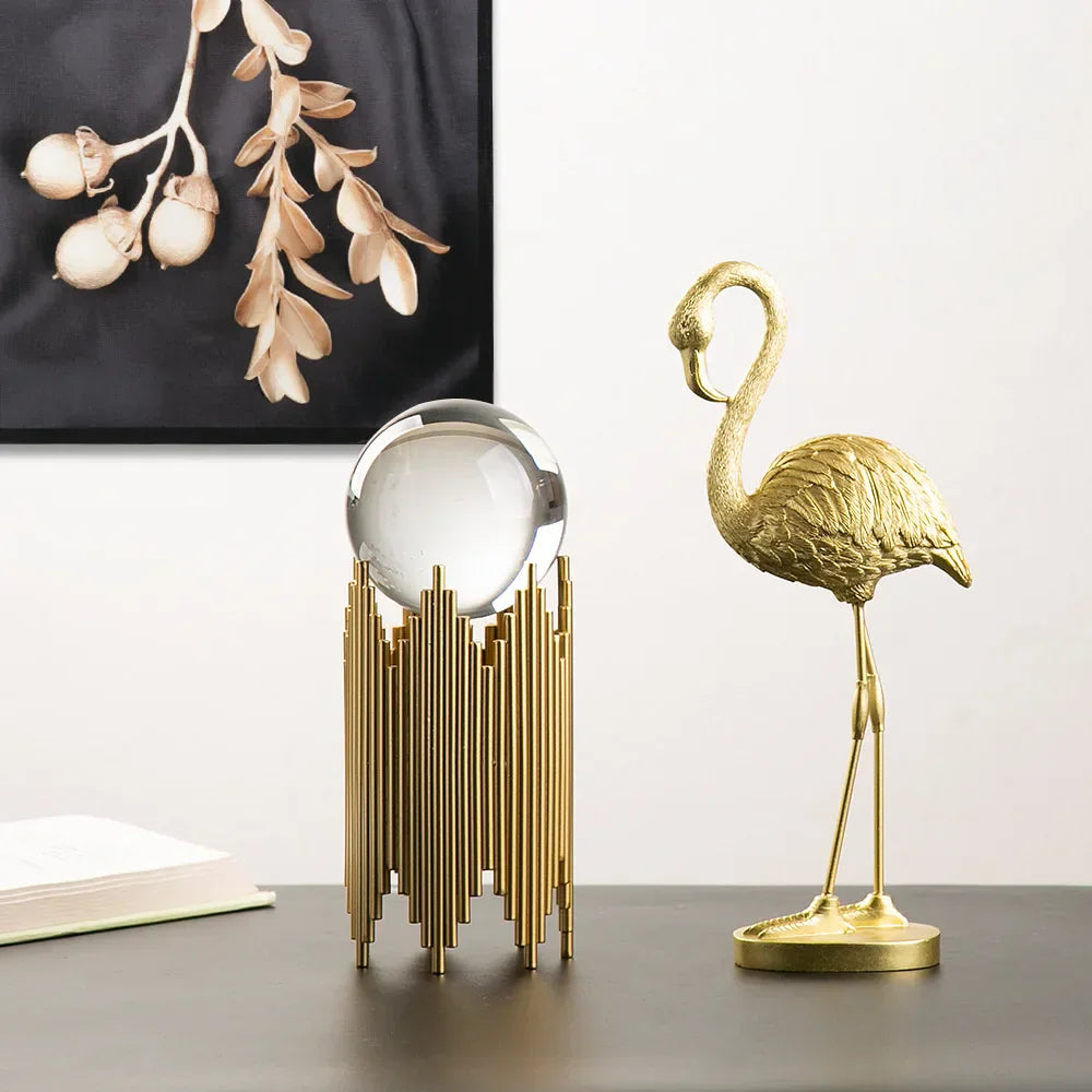Rebolet| Flamingo-Figur aus Harz moderne Dekoration