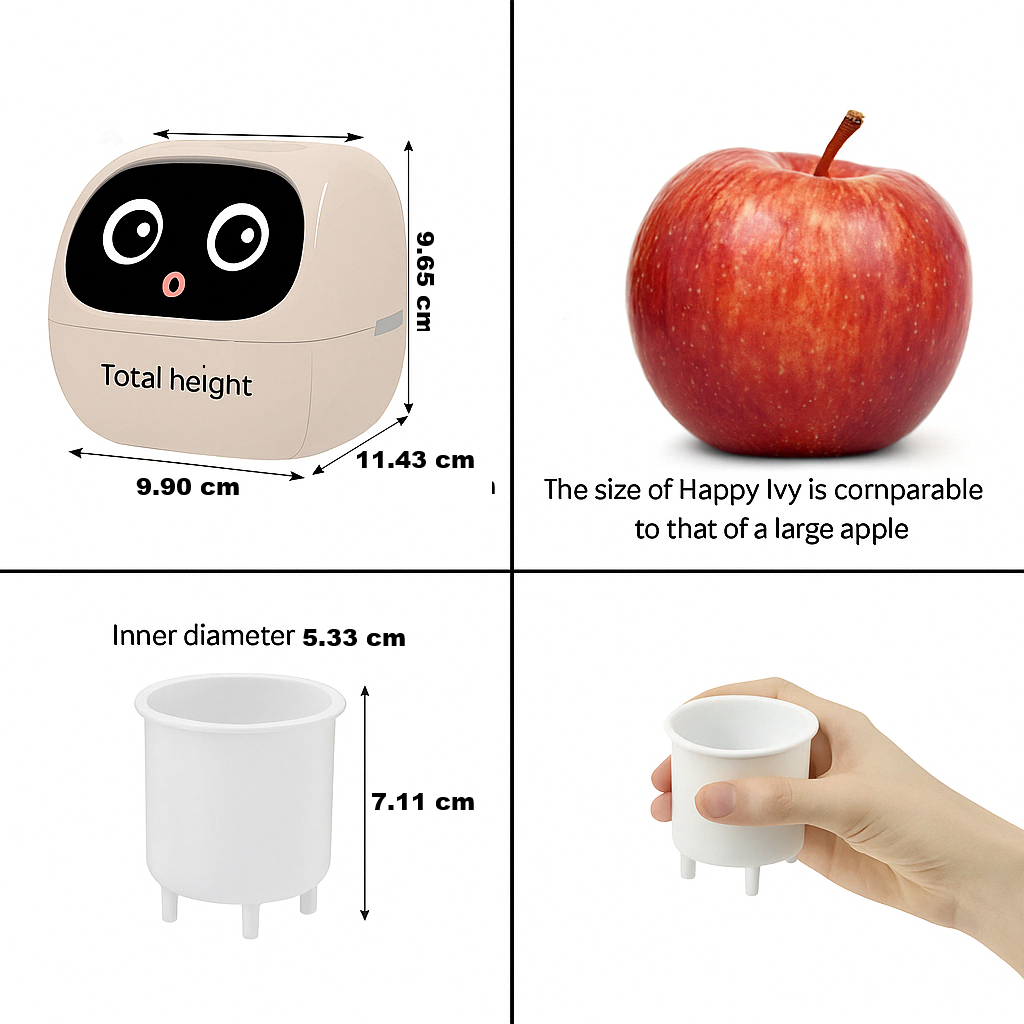 Rebolet| Automatischer smarter Blumentopf - GreenBuddy SmartPot