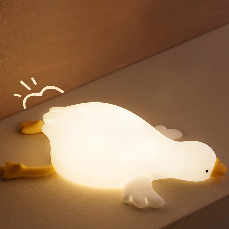 Rebolet| Große Weiße Gans Tap Tap LED Nachtlampe
