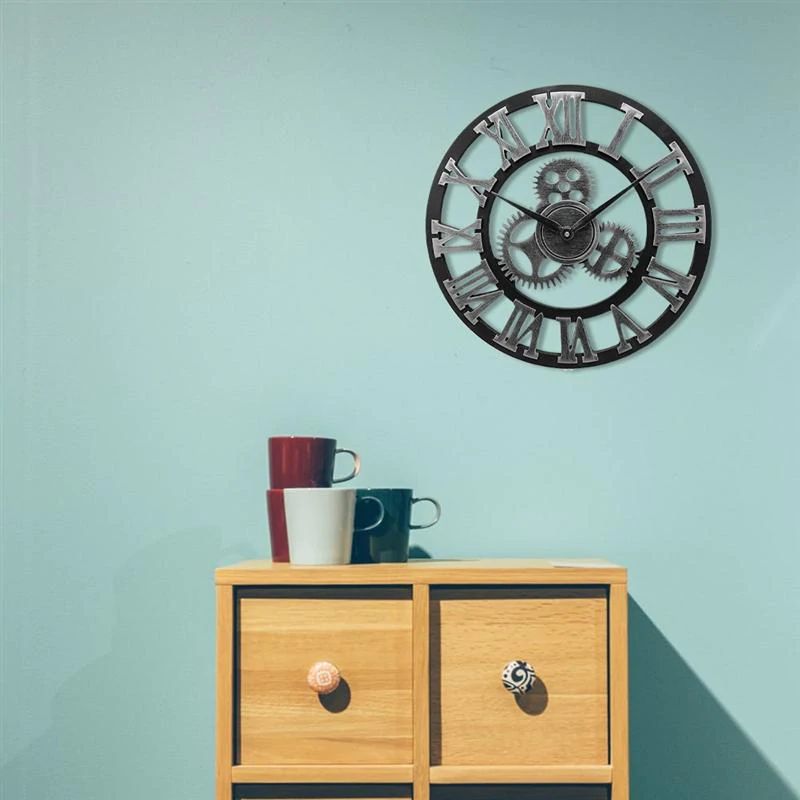 Rebolet| Industrial Wall Clock | Vintage Mechanical Design