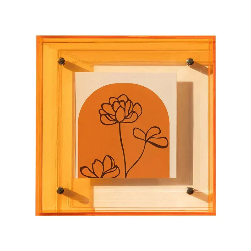 Rebolet| Schwebender Acryl-Bilderrahmen | Zeitgenössisches Design für Wand & Tisch