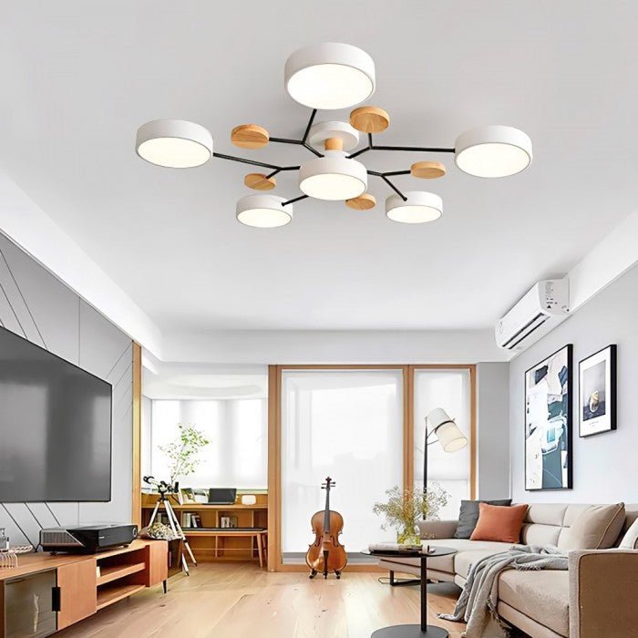 Rebolet| Skandinavische LED Deckenleuchte | Verzweigtes Modernes Lichtdesign