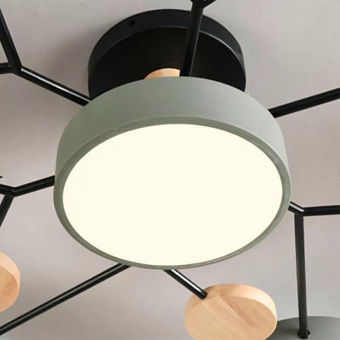 Rebolet| Skandinavische LED Deckenleuchte | Verzweigtes Modernes Lichtdesign