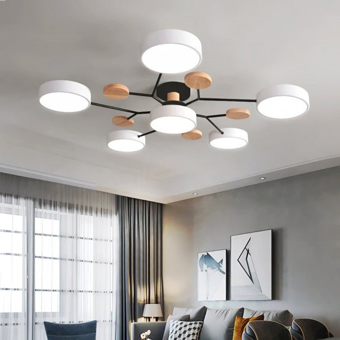 Rebolet| Skandinavische LED Deckenleuchte | Verzweigtes Modernes Lichtdesign