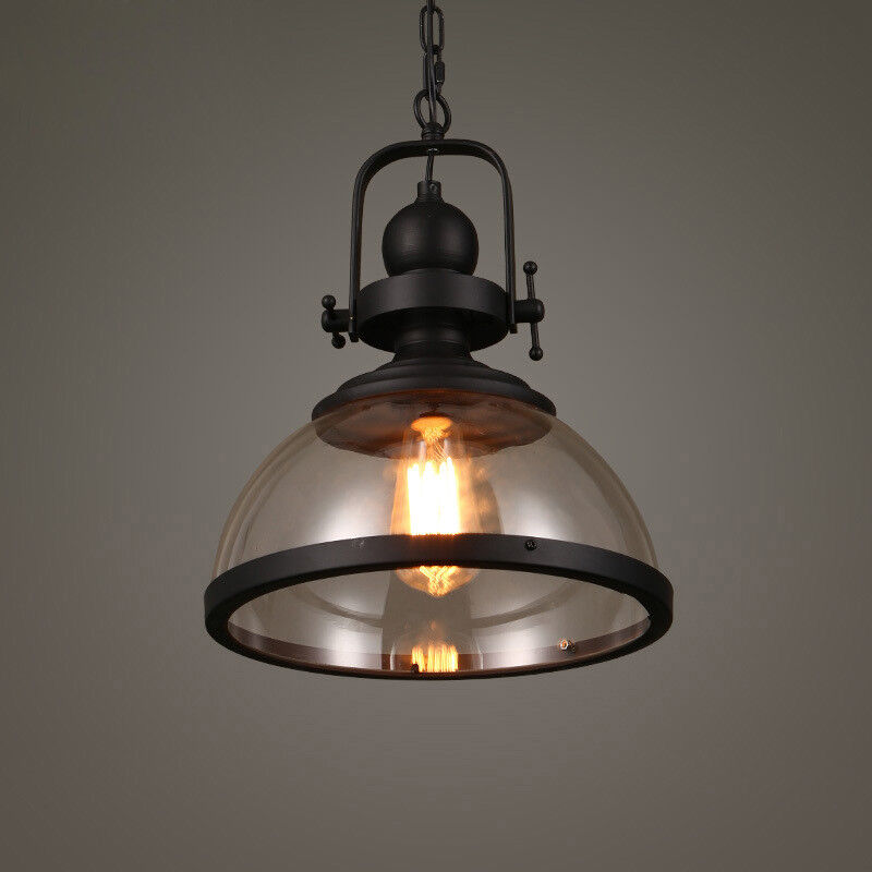 Rebolet| Schüsselförmige Glas Pendelleuchte | Industrielles Retro Design